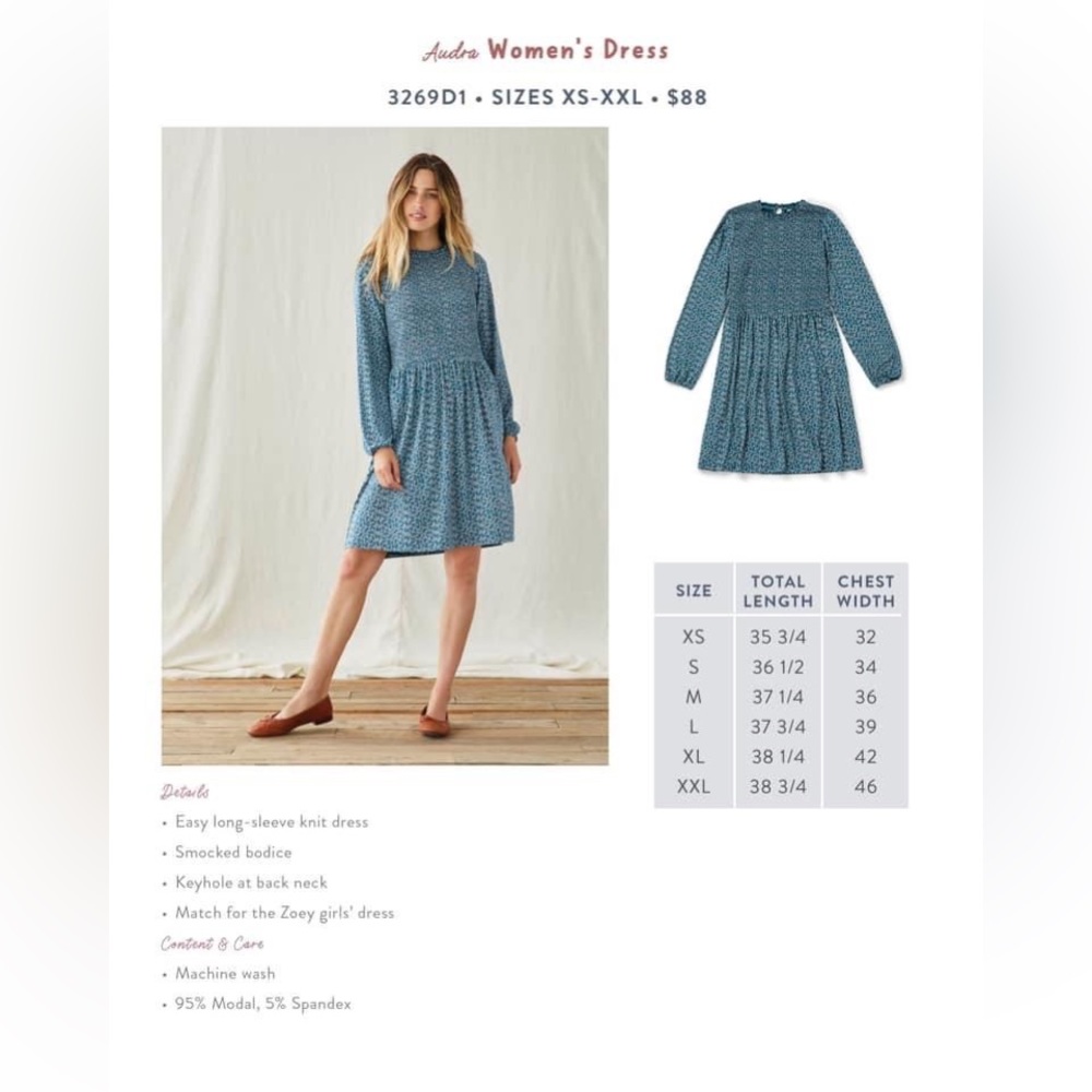 Matilda Jane Audra Women’s Dress, size L